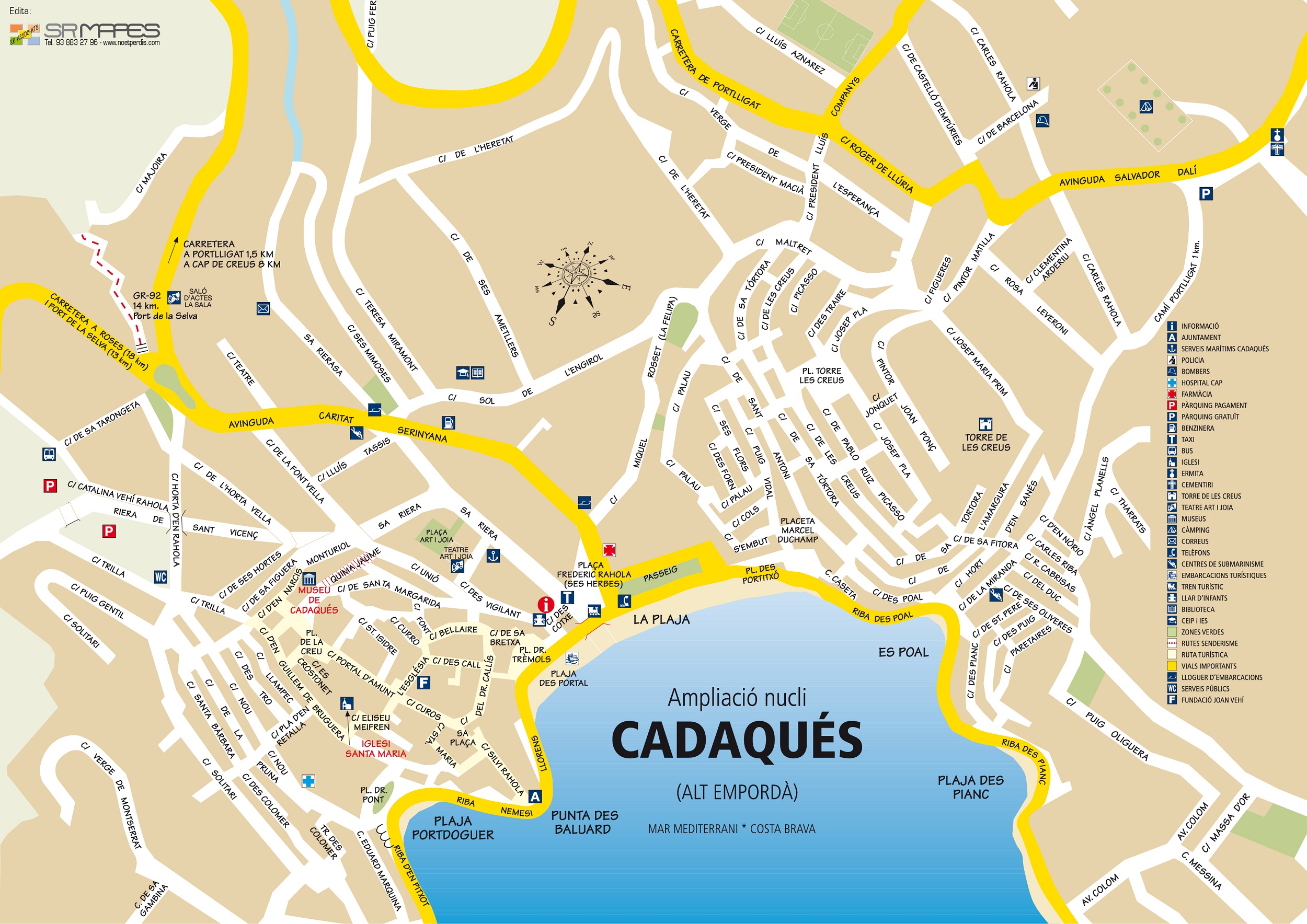 Карта Кадакеса
